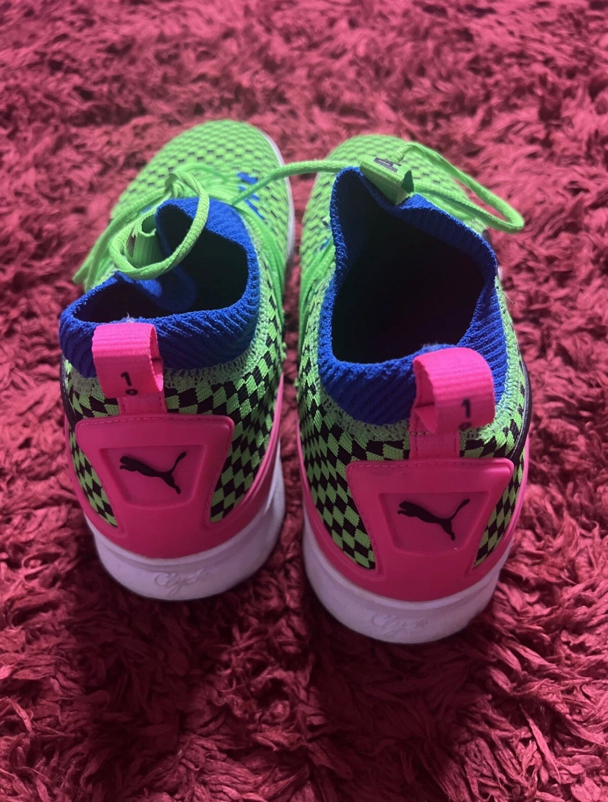 Puma Clyde Court Summertime Green Black Pink Style # 192893-01