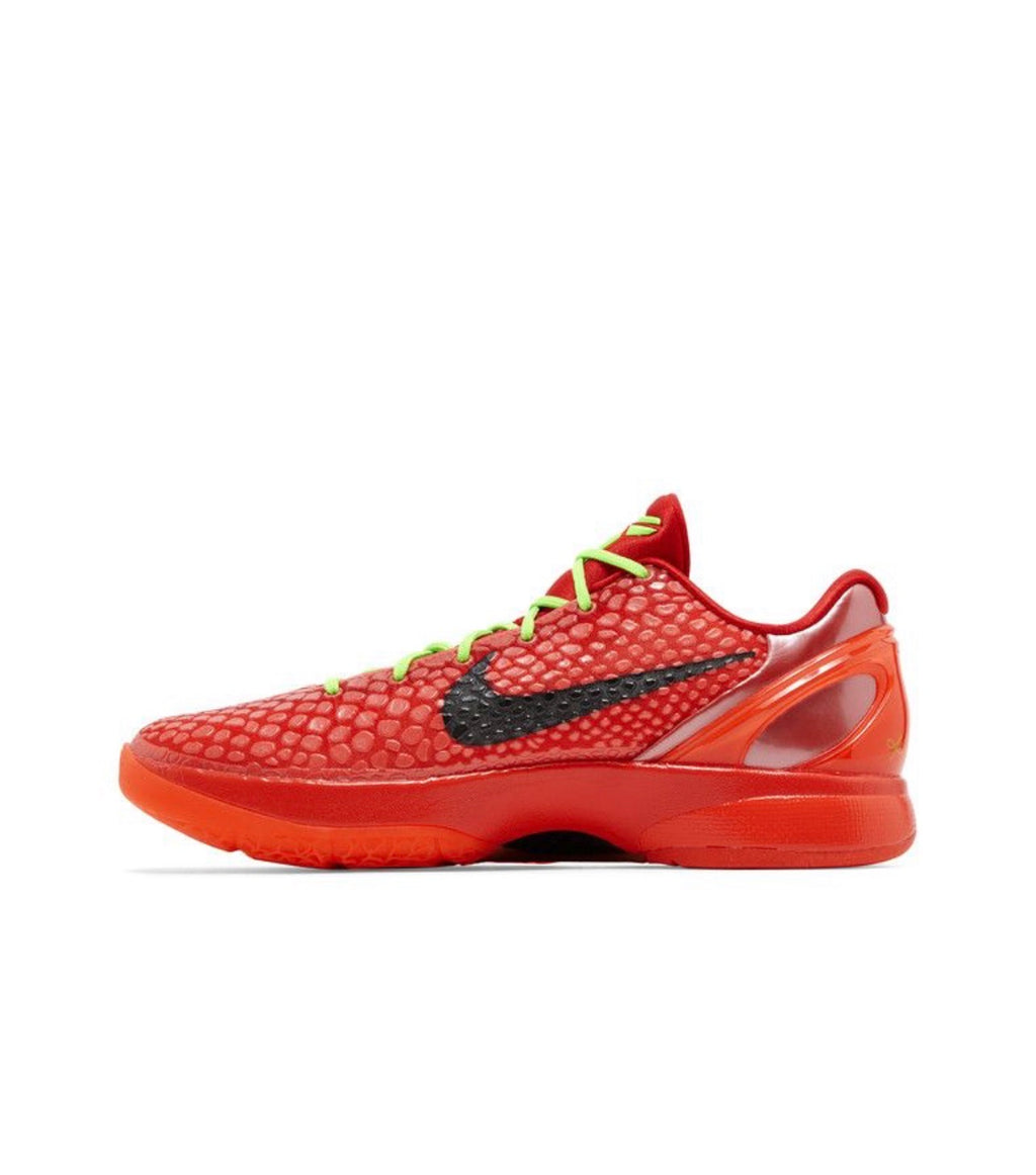 Nike Kobe 6 Protro Reverse Grinch Crimson Red Style # FV4921-600