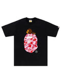 BAPE ABC Camo Milo Style # 2K30-110-004-BLACK-PINK