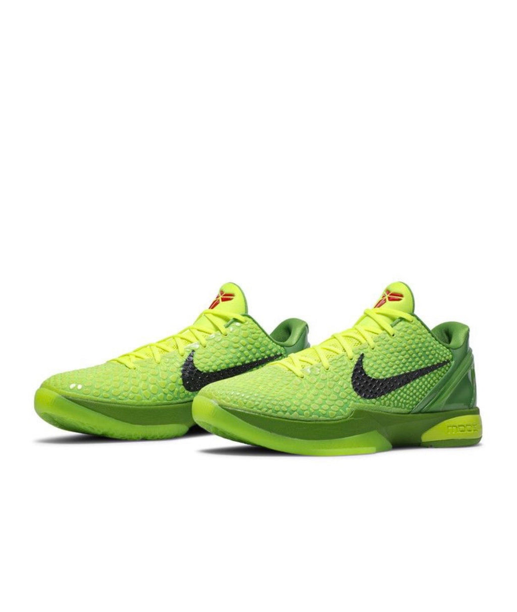 Nike Kobe 6 Protro Grinch Green Volt Style # CW2190-300