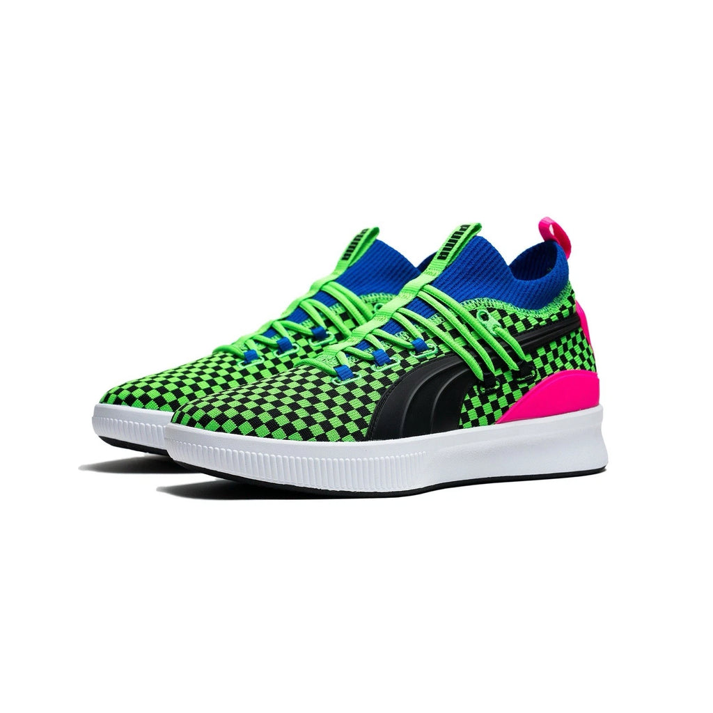Puma Clyde Court Summertime Green Black Pink Style # 192893-01