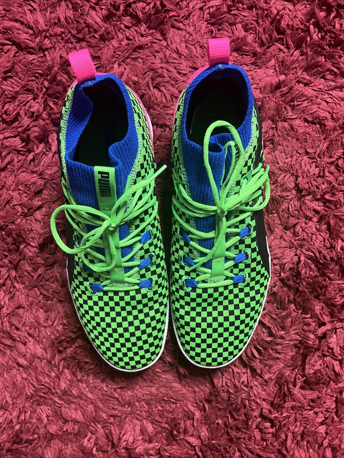 Puma Clyde Court Summertime Green Black Pink Style # 192893-01