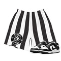Black Striped Shorts